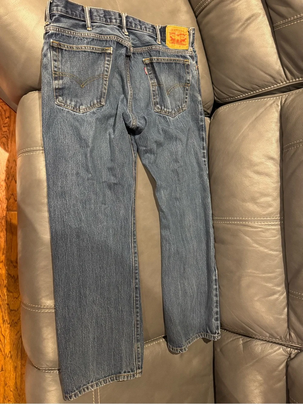 Levi's Men's Dark Blue Slim 517 Jeans 36/30